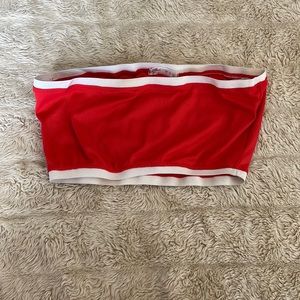 RED TUBE TOP